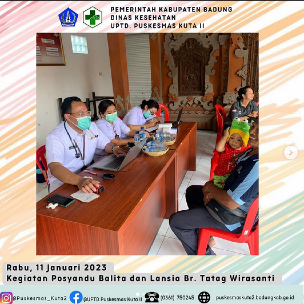 Kegiatan Posyandu Balita dan Posyandu Lansia